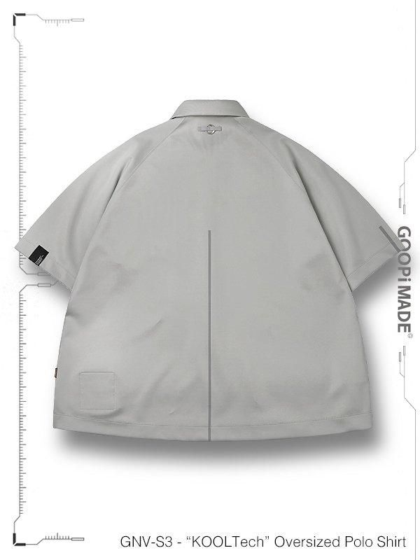 GOOPiMADE - GNV-S3 - “KOOLTech” Oversized Polo Shirt