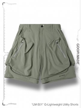 <strong>GOOPiMADE</strong>LM-S01 G-Lightweight Utility Shorts<br>SAGE