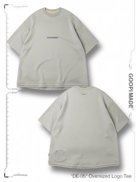 <strong>GOOPiMADE</strong>DE-05 Oversized Logo Tee<br>GRAY