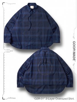 <strong>GOOPiMADE</strong>GSR-01 2-Layer Oversized Shirt<br>BATHYAL