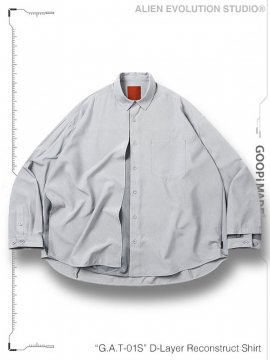 <strong>GOOPiMADE x AES</strong>G.A.T-01S D-Layer Reconstruct Shirt<br>L-GRAY