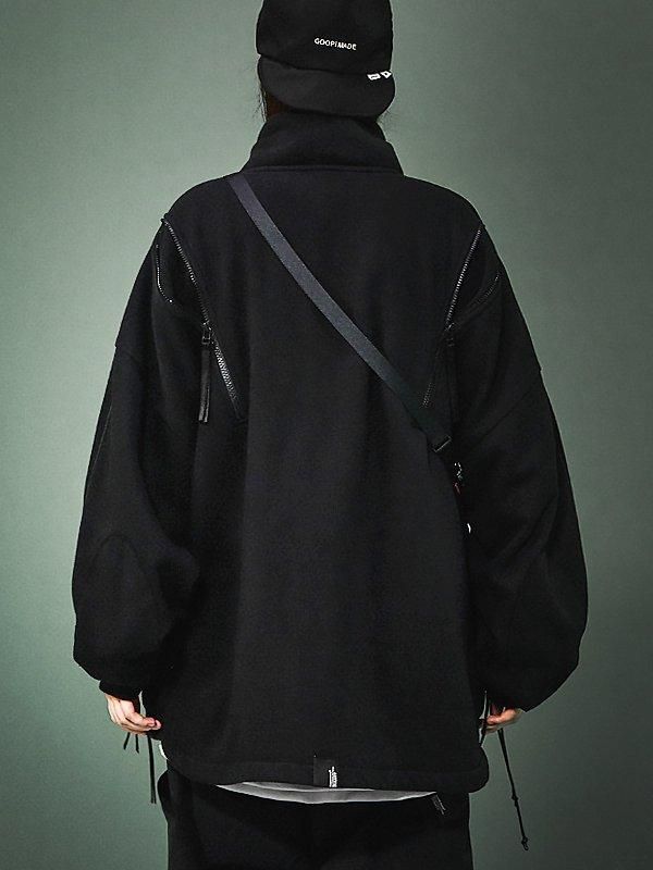 goopimade ジャケット　グーピー　ブラック GOOPiMADE - “GEOMETRY“ MOUNTAIN PARKA JACKET - SHINKIROU1.0
