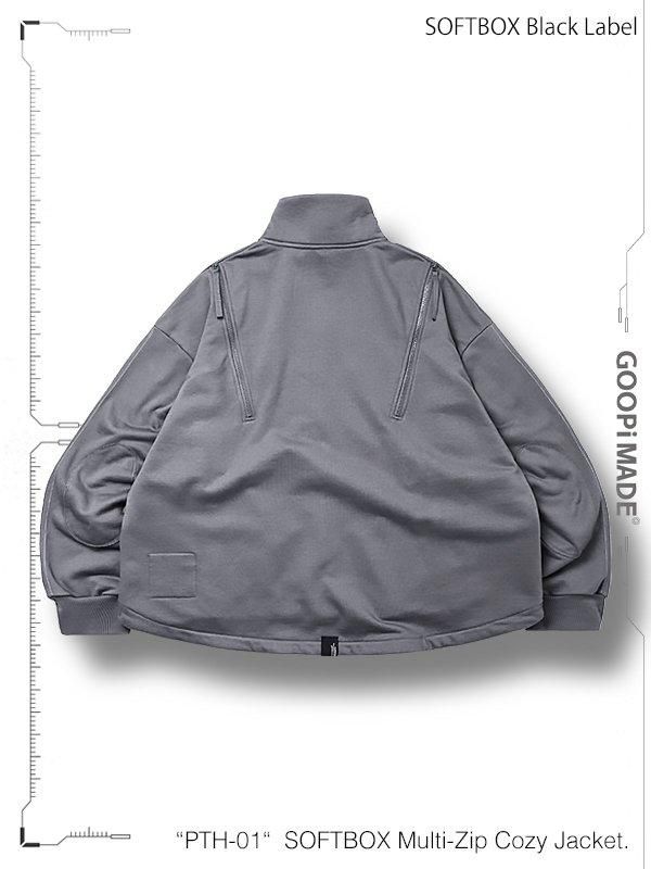GOOPiMADE - “PTH-01“ SOFTBOX Multi-Zip Cozy Jacket - SHINKIROU1.0
