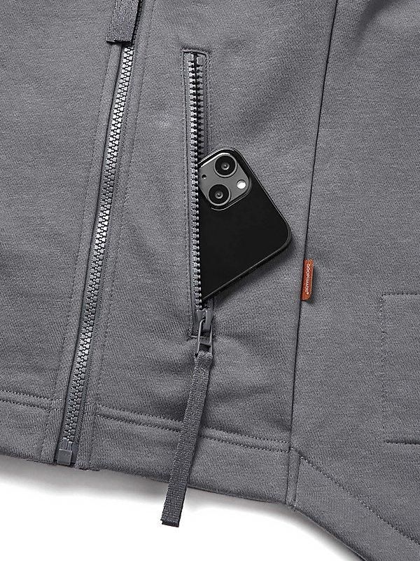 GOOPiMADE - “PTH-01“ SOFTBOX Multi-Zip Cozy Jacket - SHINKIROU1.0