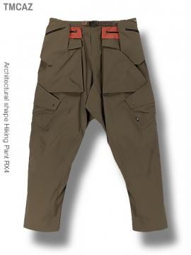 <strong>TMCAZ</strong>Architectural shape Hiking Pant RX4<br>MOCA BROWN