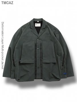 <strong>TMCAZ</strong>Deformation Layer Multi-pocket Jacket<br>WOODLAND GREY