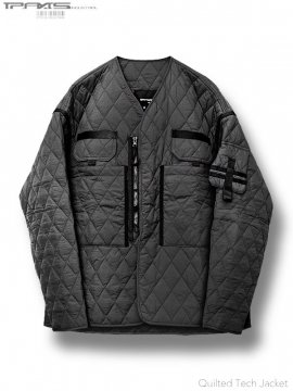 <strong> IP-AXIS STUDIO</strong>Quilted Tech Jacket<br>BLACK