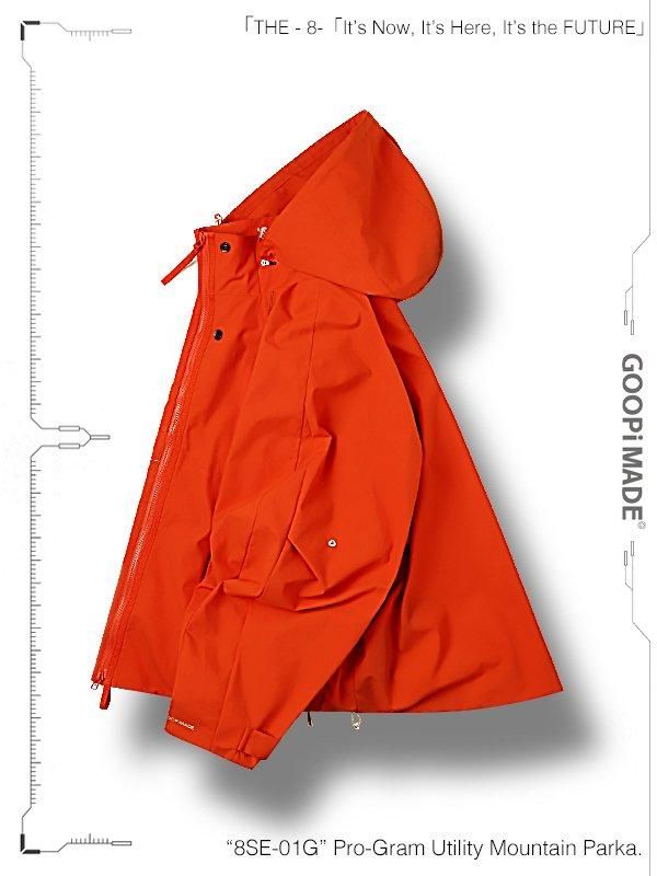 GOOPiMADE - “8SE-01G“ Pro-Gram Utility Mountain Parka jacket