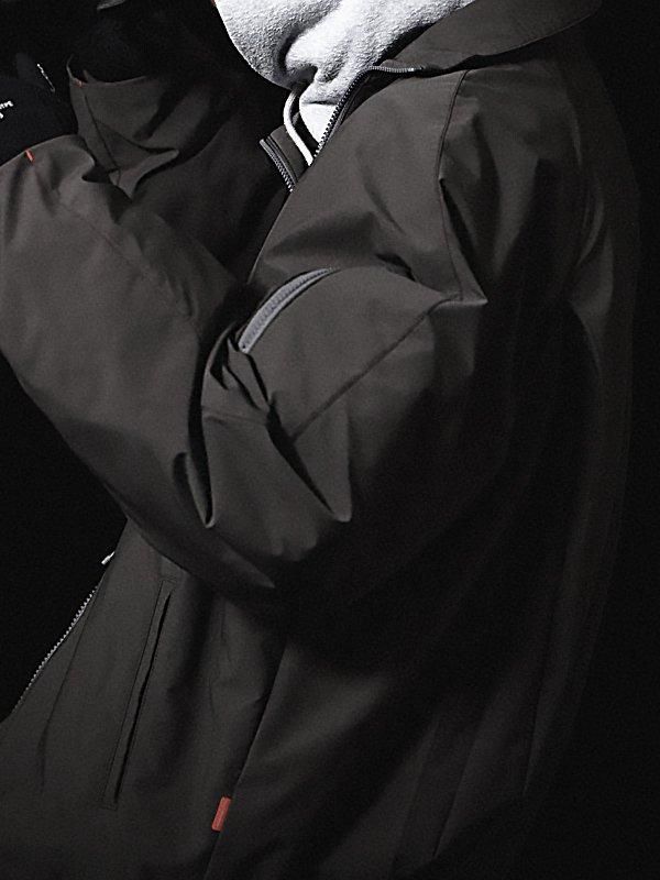 新品　BRIEFING　正規品　3D LOGO  BLOUSON  グレー　M MEN'S 3D LOGO BLOUSON（メンズ 3Dロゴ ブルゾン）（BRG253M26