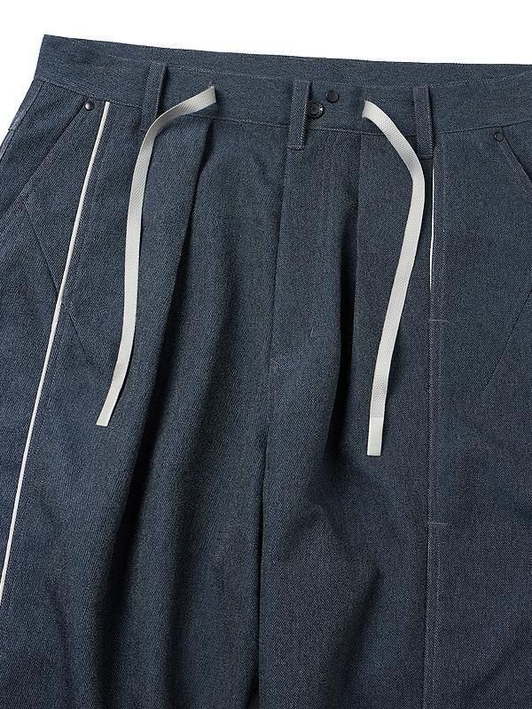 GOOPiMADE - “DN-01“ Artisanal Slice-Cutting Twill(DNM) Trousers