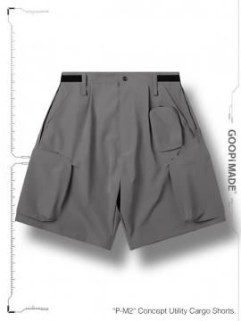 <strong>GOOPiMADE</strong>P-M2 Concept Utility Cargo Shorts<br>STONE GRAY