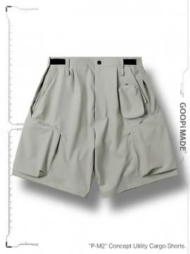 <strong>GOOPiMADE</strong>P-M2 Concept Utility Cargo Shorts<br>SNOW GRAY