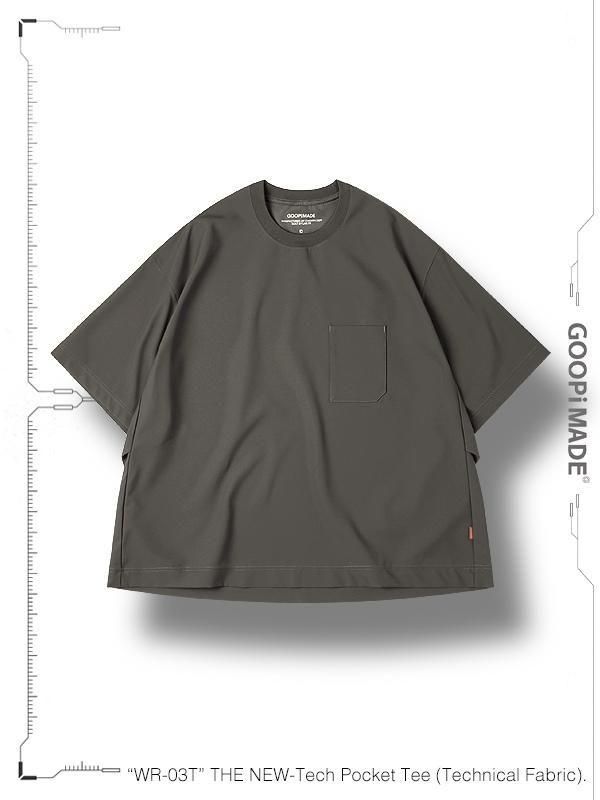 GOOPiMADE - “WR-03T“ THE NEW-Tech Pocket Tee (Technical GOOPiMADE - “WR-03T“ THE NEW-Tech Pocket Tee (Technical