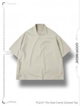 <strong>GOOPiMADE</strong>FLD-01 Pro-Tech Comfy Collared Tee (Technical Fabric)<br>CREAM