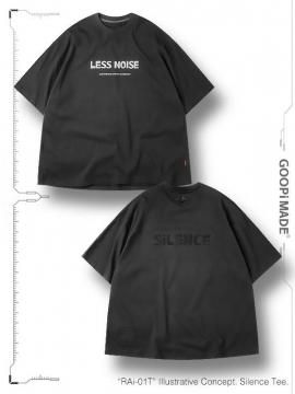 <strong>GOOPiMADE</strong>RAi-01T Illustrative Concept. Silence Tee<br>SHADOW