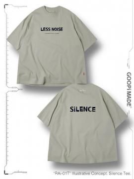 <strong>GOOPiMADE</strong>RAi-01T Illustrative Concept. Silence Tee<br>GRAY