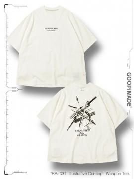 <strong>GOOPiMADE</strong>RAi-03T Illustrative Concept. Weapon Tee<br>WHITE