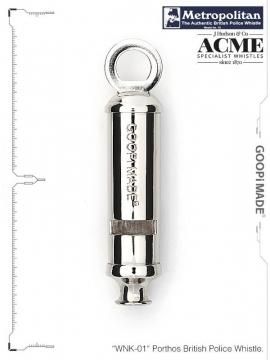 <strong>GOOPiMADE</strong>WNK-01 Porthos British Police Whistle<br>SILVER plating