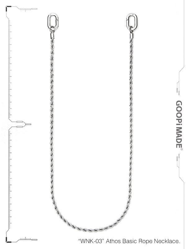 GOOPiMADE - “WNK-03” Athos Basic Rope Necklace - SHINKIROU