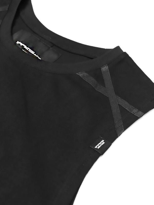 IP-AXIS STUDIO - IPA-PR94-BK - Side Bones Zipper Side Tank