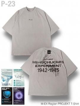 <strong>P-23</strong>M-EX Raglan PROJEKT T-Shirt<br>LIGHT-GREY