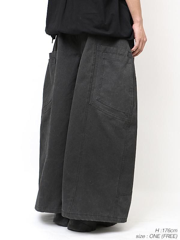 unknown wide slacks black mode 00s buggy - メルカリ