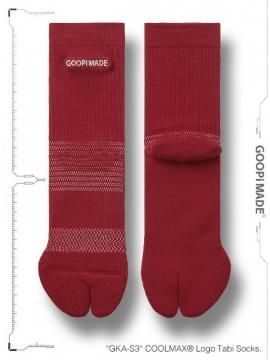 <strong>GOOPiMADE</strong>GKA-S3 COOLMAX® Logo Tabi Socks<br>APPLE