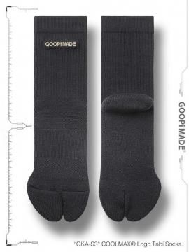 <strong>GOOPiMADE</strong>GKA-S3 COOLMAX® Logo Tabi Socks<br>SHADOW