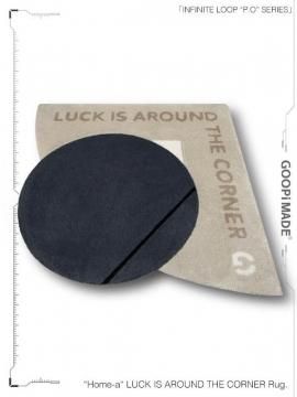 <strong>GOOPiMADE</strong>Home- LUCK IS AROUND THE CORNER Rug<br>GRAYGE x D-GRAY