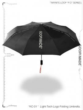 <strong>GOOPiMADE</strong>KC-01 Light-Tech Logo Folding Umbrella<br>SHADOW