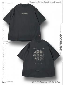 <strong>GOOPiMADE</strong>Gr-01T Concept. 3D Circle Tee<br>D-GRAY