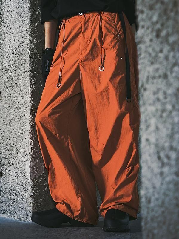 shindaiwa Protective Pants L 黒/オレンジ ELEMENT/エレメント メンズ スケートボードパンツ リラックス
