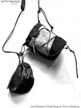 <strong>IP-AXIS STUDIO</strong>Cut-Resistant Chalk Bag for Rock Climbing.<br>BLACK