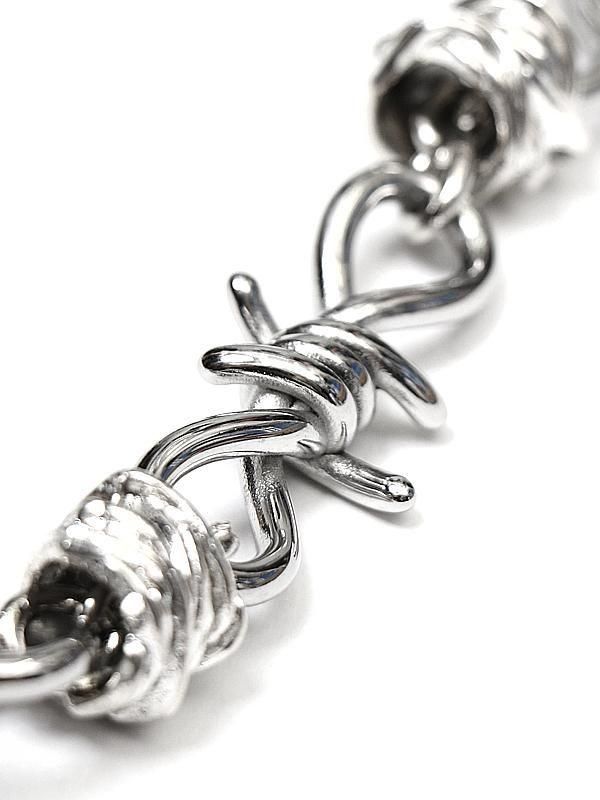 OFF-WHITE ☆barbed wire ネックレス ☆OFFOFF-WHITE / Barbed Wire Motif ツートーン ネックレス
