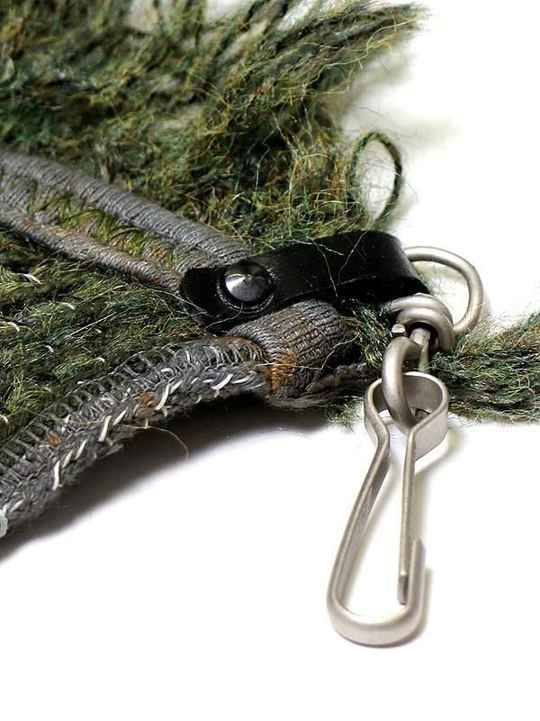 GARA バムフラップ 八咫烏 GARA - ARMY KNIT BUM FLAP - SHINKIROU1.0