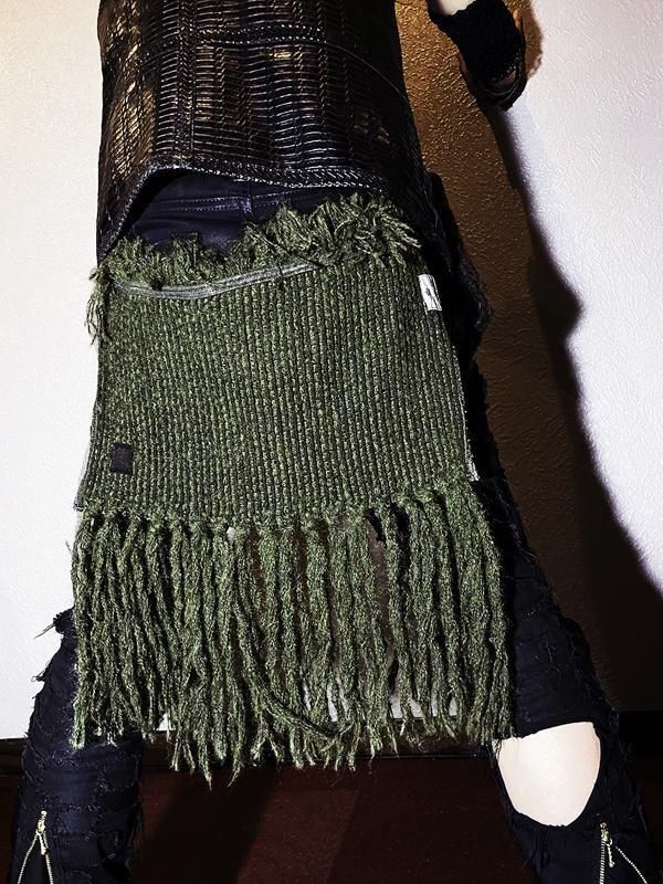 GARA - ARMY KNIT BUM FLAP - SHINKIROU1.0
