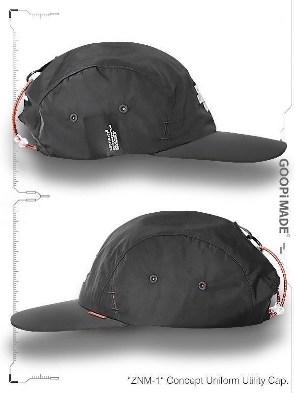 帽子 GOOPiMADE Subcrew Utility BIG Cap GOOPiMADE x Subcrew - “RGW-01C“ 4 Panel Logo Utility Mesh