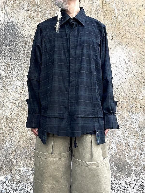 P-23 - M-EX Black Watch tartan Shirt - SHINKIROU1.0