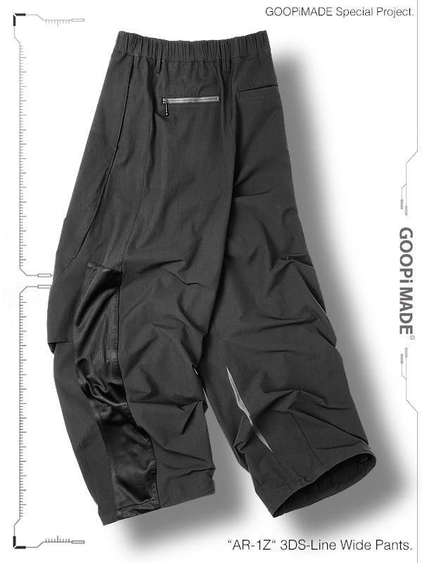 GOOPiMADE - “AR-1Z“ 3DS-Line Wide Pants - “ SHINKIROU1.0