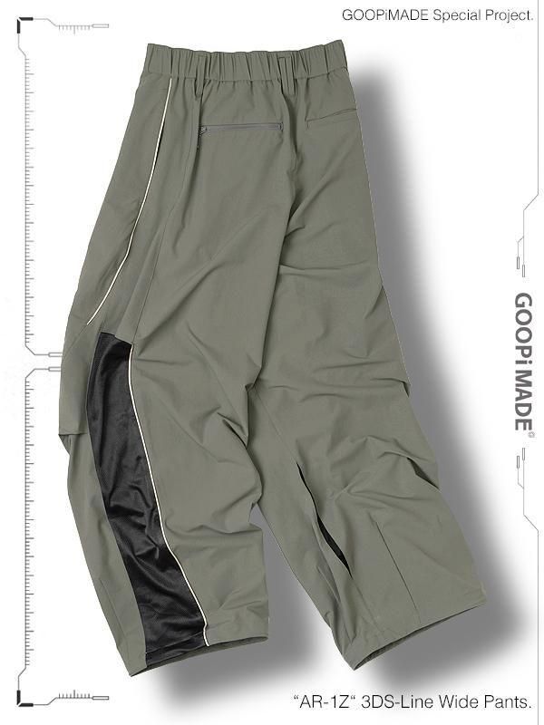 GOOPiMADE ハーフパンツ GOOPiMADE - “AR-1Z“ 3DS-Line Wide Pants - “ SHINKIROU1.0