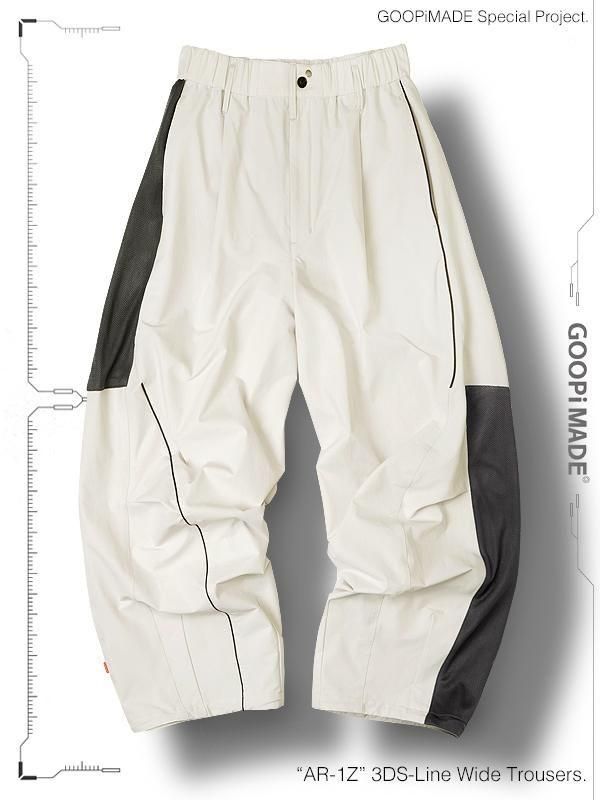 パンツ kapi GOOPiMADE - “AR-1Z“ 3DS-Line Wide Pants - “ SHINKIROU1.0