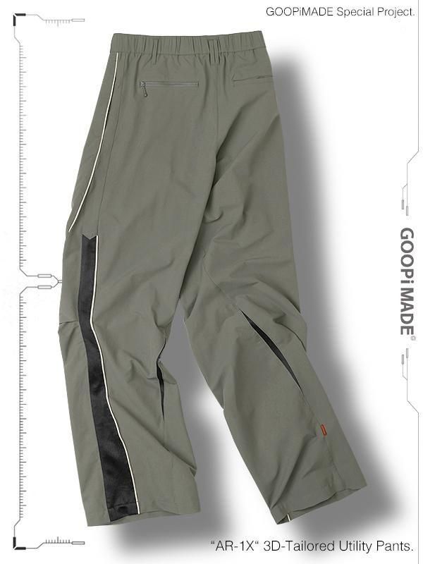 GOOPiMADE - “AR-1X“ 3D-Tailored Utility Pants - “ SHINKIROU1.0