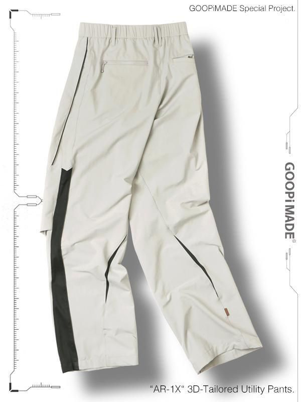 GOOPiMADE - “AR-1X“ 3D-Tailored Utility Pants - “ SHINKIROU1.0