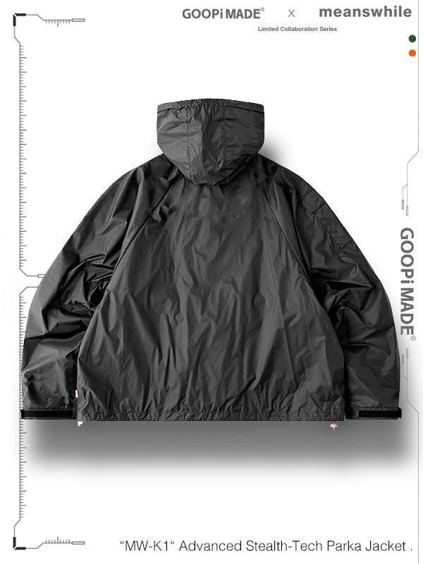 meanswhile ブルゾン　コーチジャケット　ミーンズワイル　防水 meanswhile ブルゾン コーチジャケット ミーンズワイル 防水