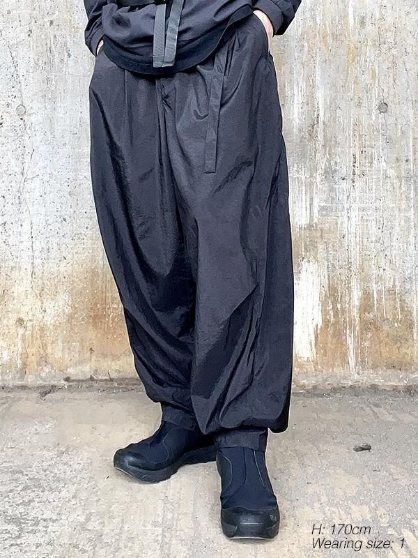 パンツ TIGHTBOOTH BAGGY SLACKS BLACK BAGGY SLACKS - TIGHTBOOTH® タイトブース オフィシャルウェブサイト