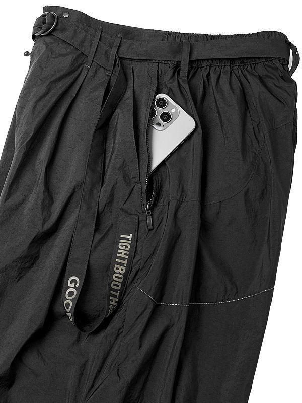 GOOPiMADE x TIGHTBOOTH - “GTB-03P“ SP Strap Baggy Slacks