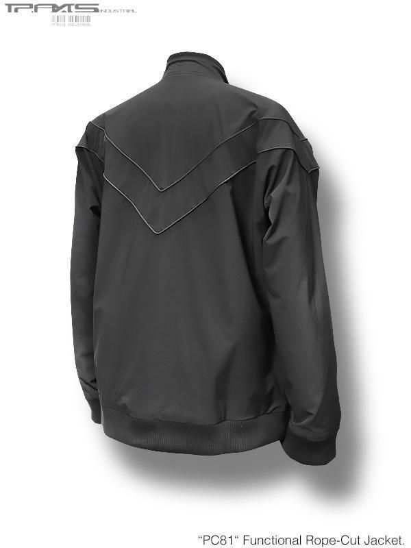 NO MASS PROD ブラック クロップドジャケット NO MASS PROD CRUCIFIED BOMBER JACKET