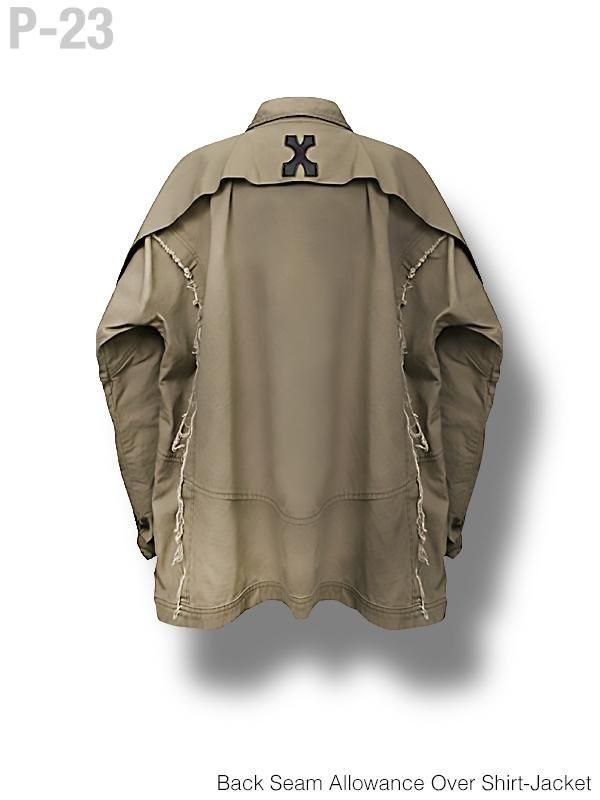 P-23 - Back Seam Allowance Over Shirt-Jacket - SHINKIROU1.0