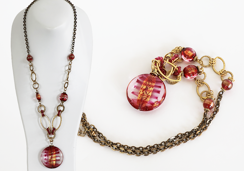 シャンパンネックレス 40cm