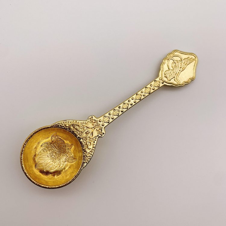 シュガーレードル<br>砂糖用スプーン<br>Ottoman Gold